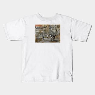 Big city walk Kids T-Shirt